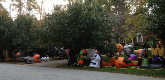 Daytime - blow up house